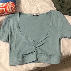 ZARA blue top